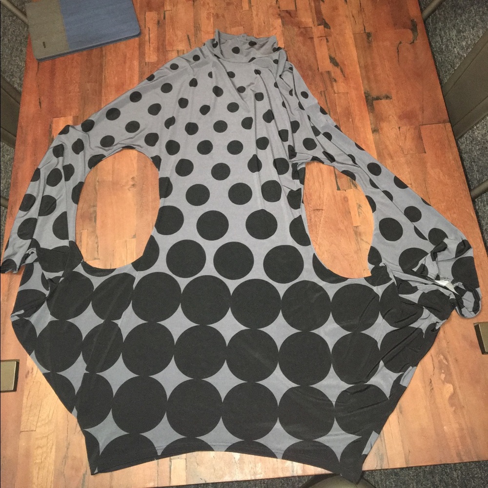 Black & Gray mini dress